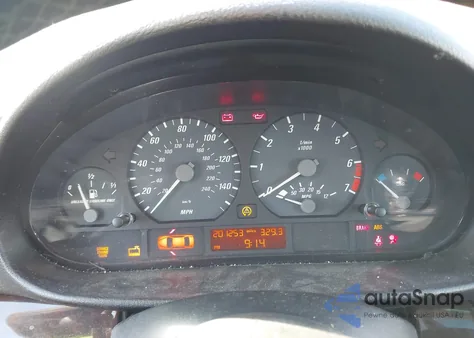 2003 BMW 325Ci из США, поврежденный, VIN WBABN33463PC99595